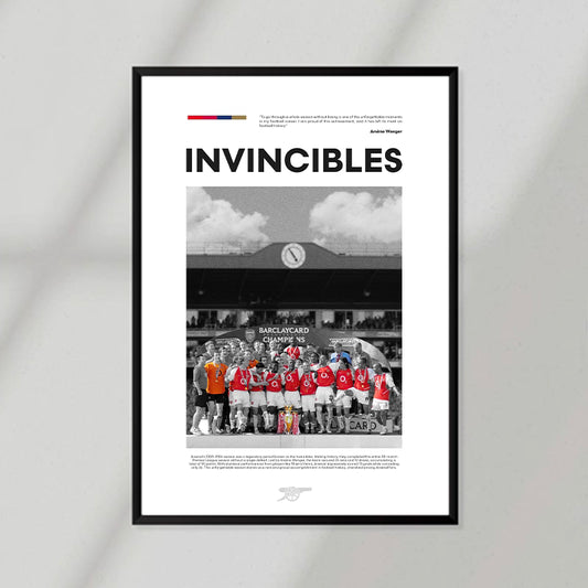 Arsenal Invincibles Poster