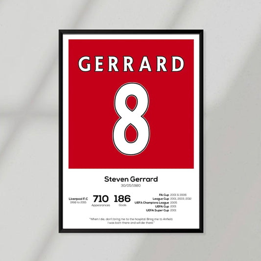 Gerrard 8 Poster