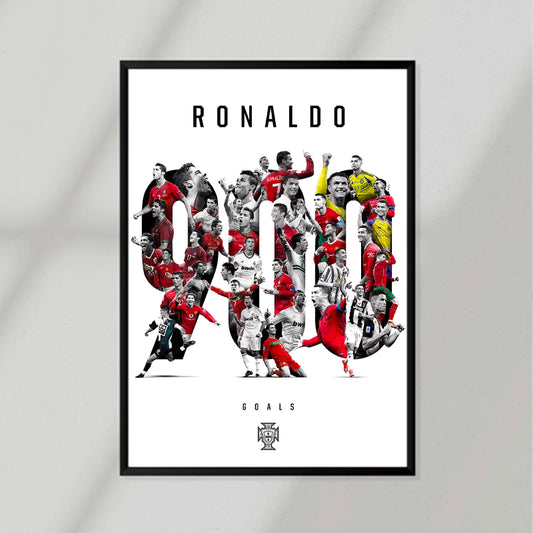 CR7 900 Goals Poster
