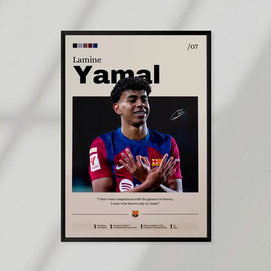Lamine Yamal Stats Poster