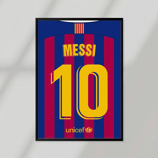 Messi 10 FCB II Poster