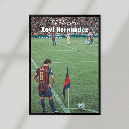 Xavi Hernandez Poster
