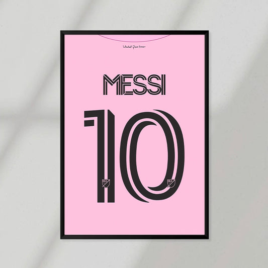 Messi 10 Inter Miami Poster
