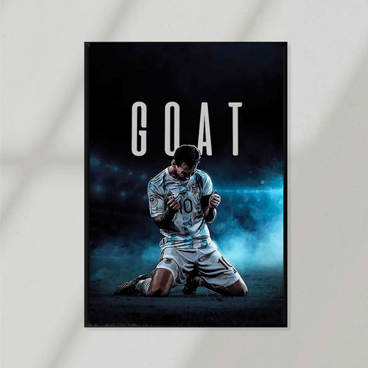 Messi GOAT Poster