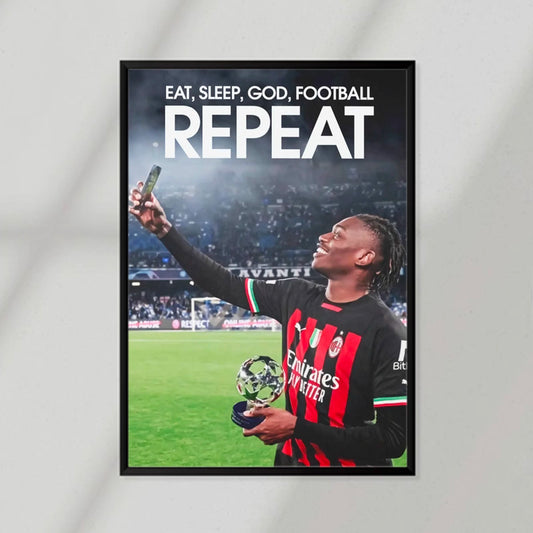 Eat, Sleep, God, Football REPEAT Poster