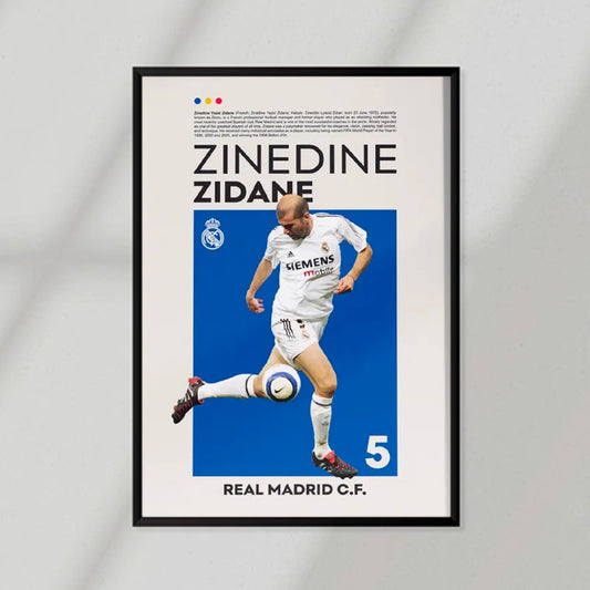 Zinedine Zidane Poster