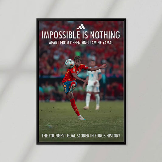 Lamine Yamal Impossible Poster