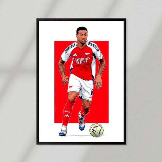 Arsenal Player Gabriel Poster