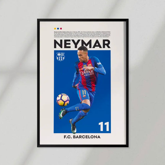 Neymar Jr. Barcelona Poster