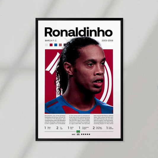 Ronaldinho Barcelona Poster