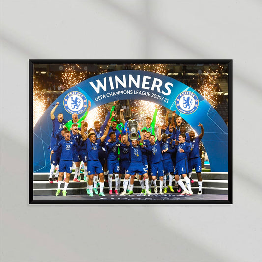 Chelsea UCL Winners 20/21 Poster