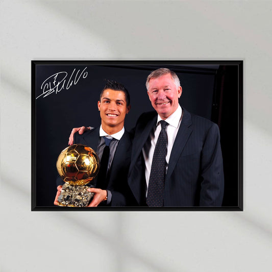 Ronaldo x Sir Alex Ferguson Poster