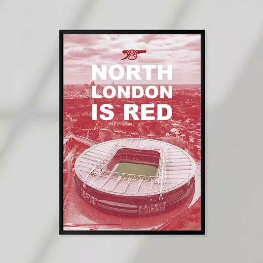 North London Is Red Poster