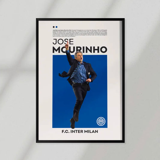Jose Mourinho Inter Milan Poster