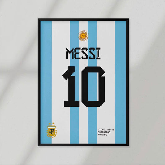 Messi 10 Argentina Poster