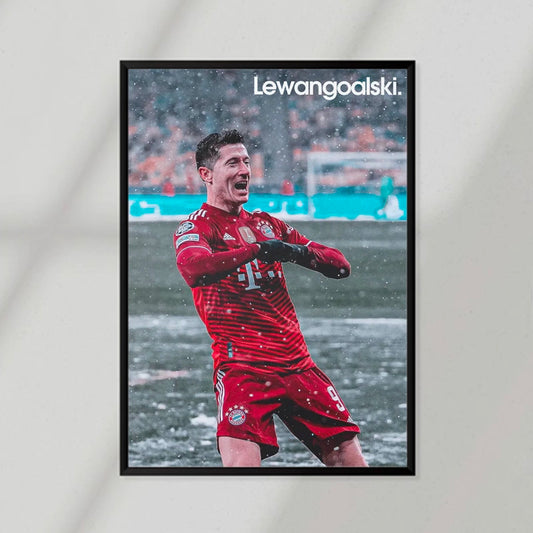 Bayern Munich Lewangoalski Poster