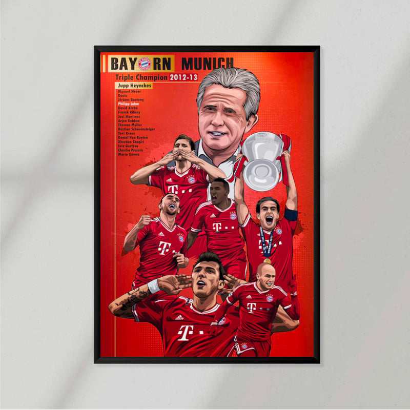 Bayern Munich 12/13 Poster