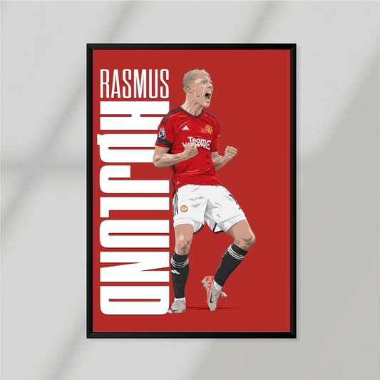 Rasmus Hojlund Poster
