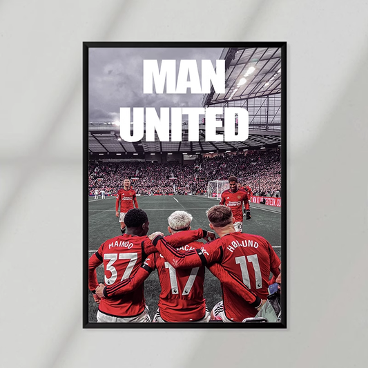 Manchester United Young Trio Poster