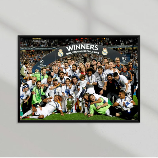 Real Madrid UCL 2014 Winners Poster