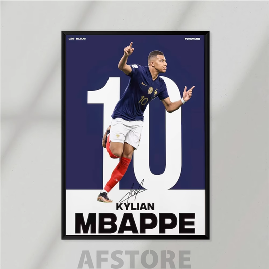 Mbappe France Poster