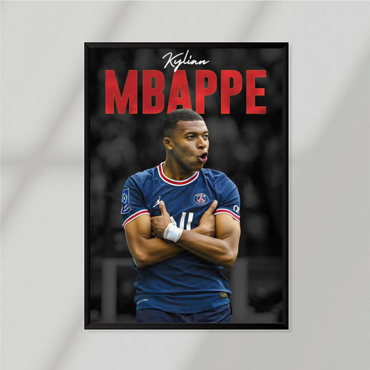 Kylian Mbappe Celebration Poster
