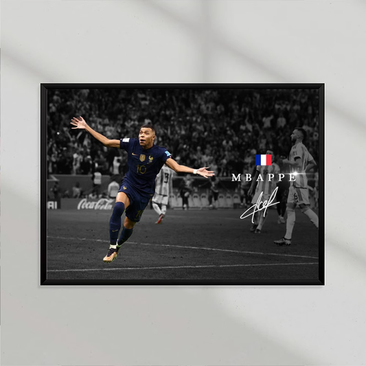 Kylian Mbappe Signature Poster