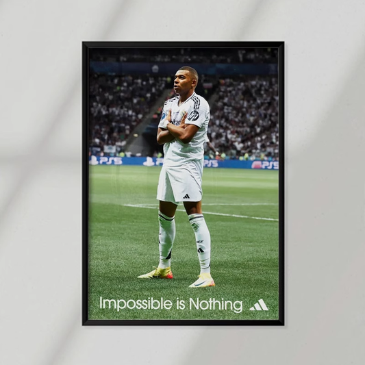 Mbappe Impossible Is Nothing Poster