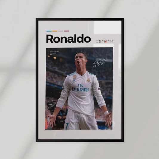Ronaldo Siuuu Poster