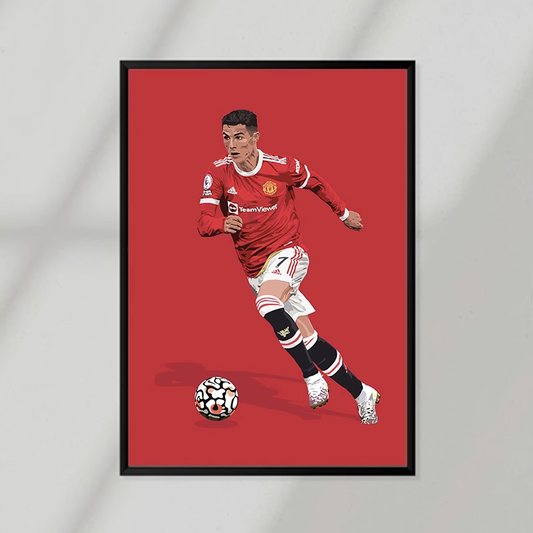 Ronaldo Manchester United Poster