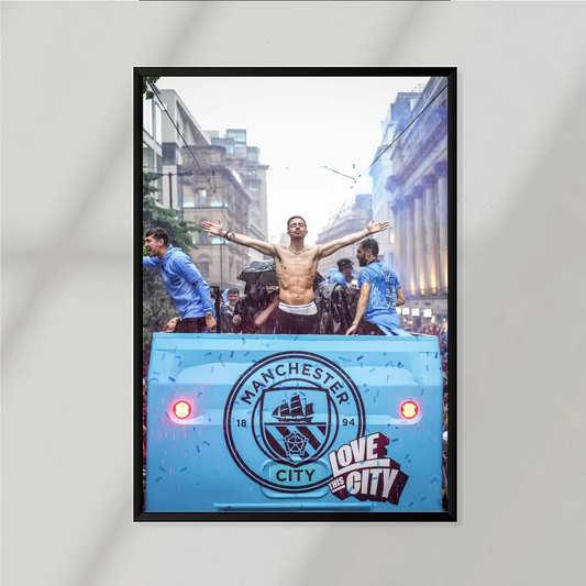 Man City Parade Poster