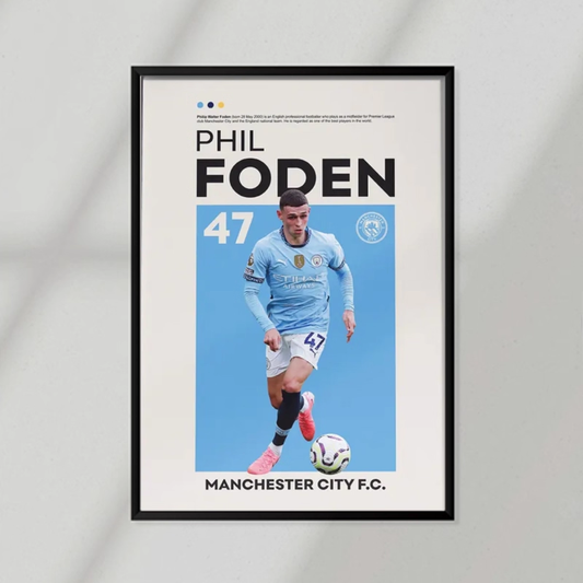 Phil Foden Poster