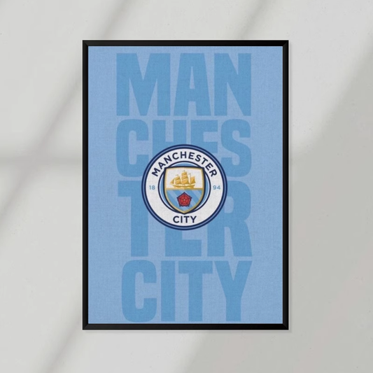Man City Poster